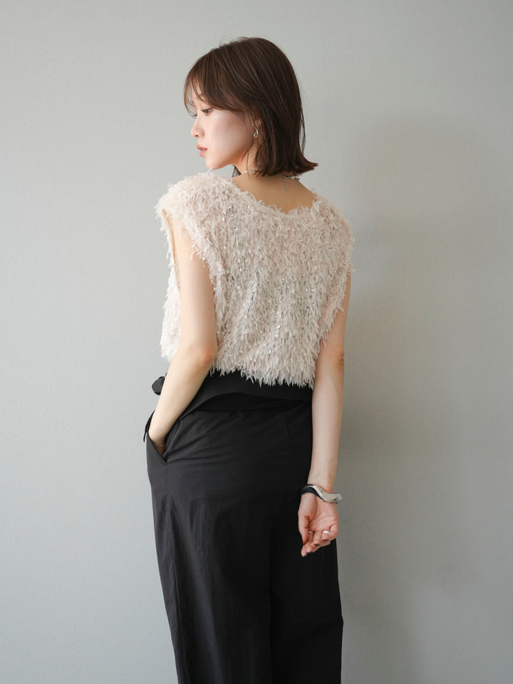 [予約]ナイロンジャンプスーツ/ブラック