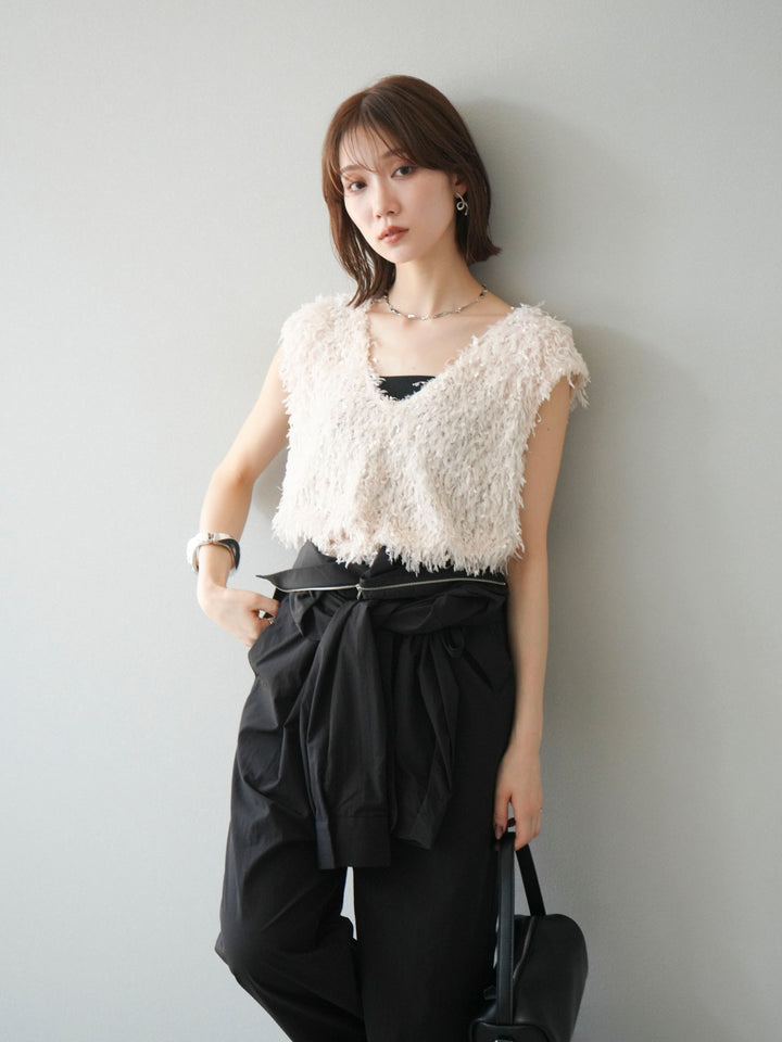 [予約]ナイロンジャンプスーツ/ブラック