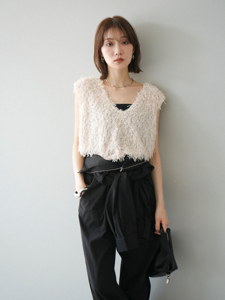 [予約]ナイロンジャンプスーツ/ブラック