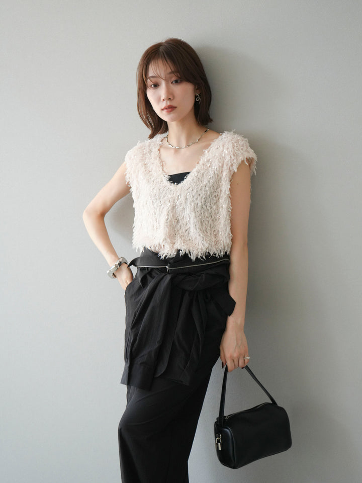 [予約]ナイロンジャンプスーツ/ブラック