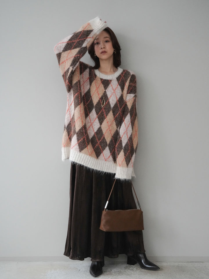 [SET]ワッシャーベロアプリーツスカート+ワッシャーベロアプリーツスカート(2set)