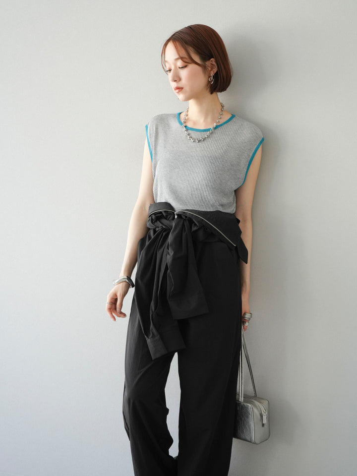 [予約]ナイロンジャンプスーツ/ブラック