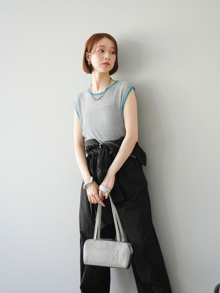 [予約]ナイロンジャンプスーツ/ブラック