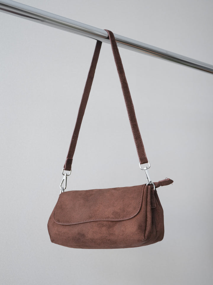 [予約]2WAYショルダースエードミニBAG/brown