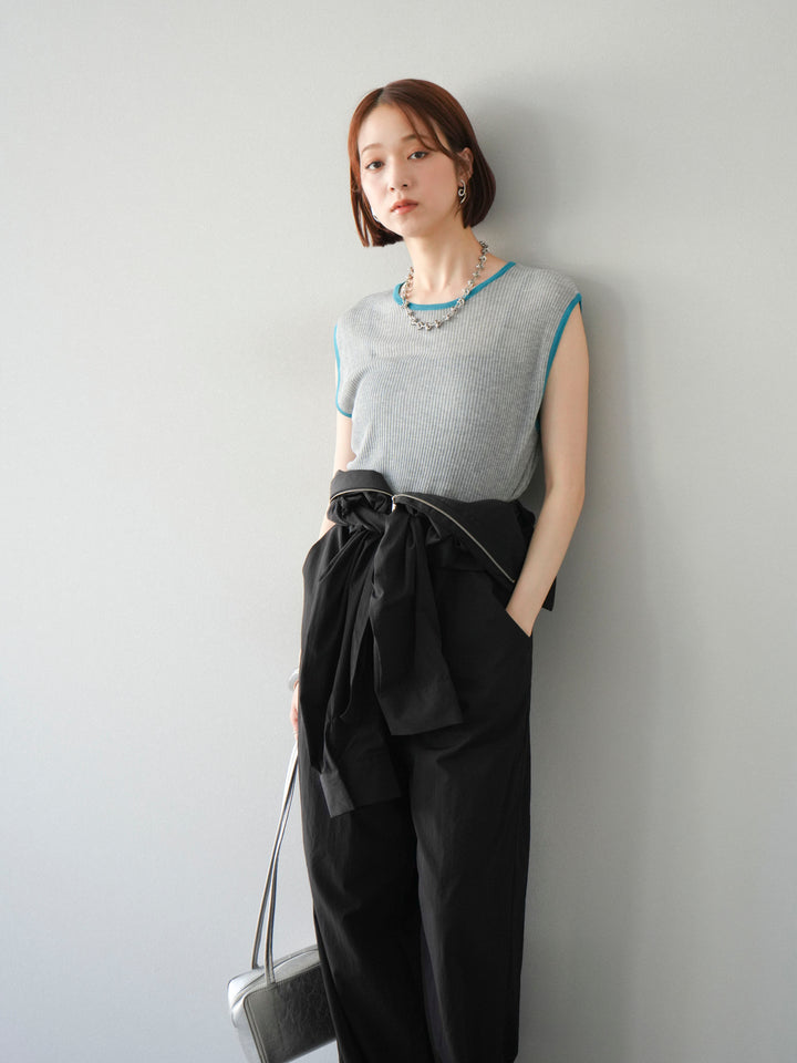 [予約]ナイロンジャンプスーツ/ブラック