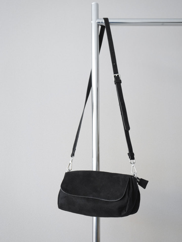 [予約]2WAYショルダースエードミニBAG/black