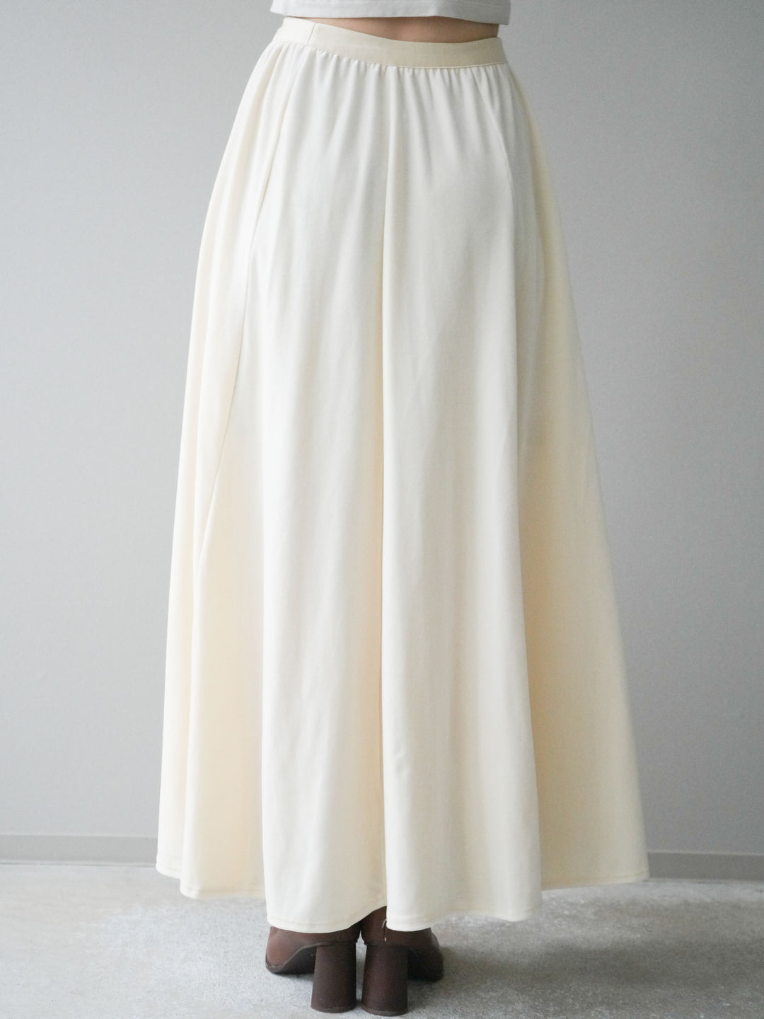 [予約]ベロアフレアスカート/off