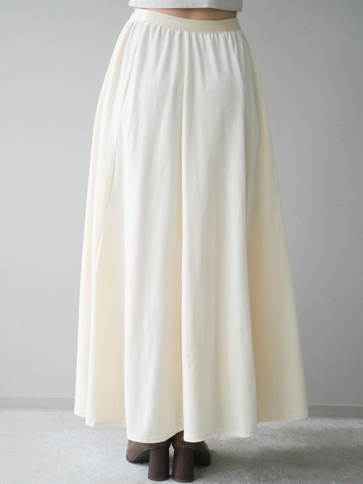 [予約]ベロアフレアスカート/off