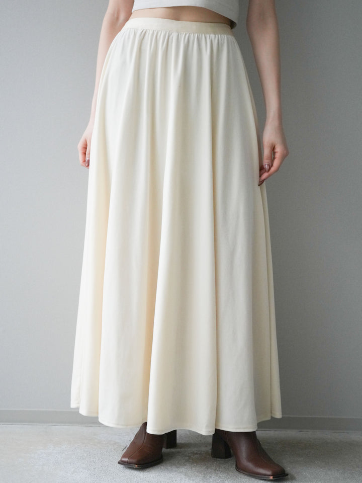 [予約]ベロアフレアスカート/off