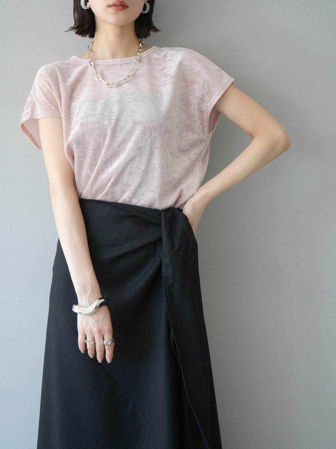 [予約]シアーベロアプルオーバー/ピンク