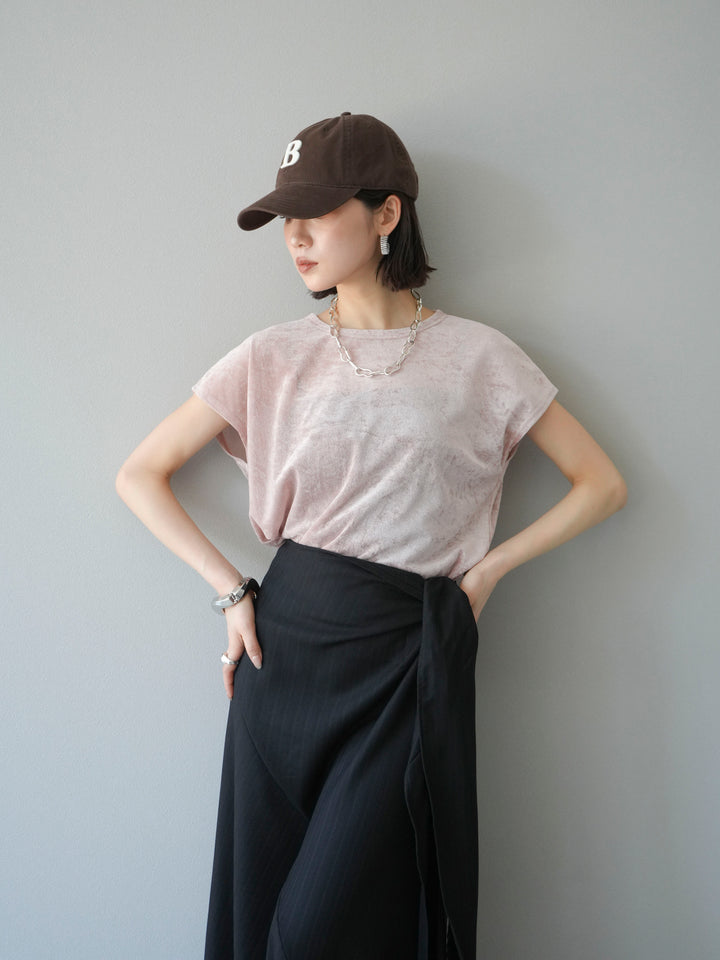 [予約]シアーベロアプルオーバー/ピンク