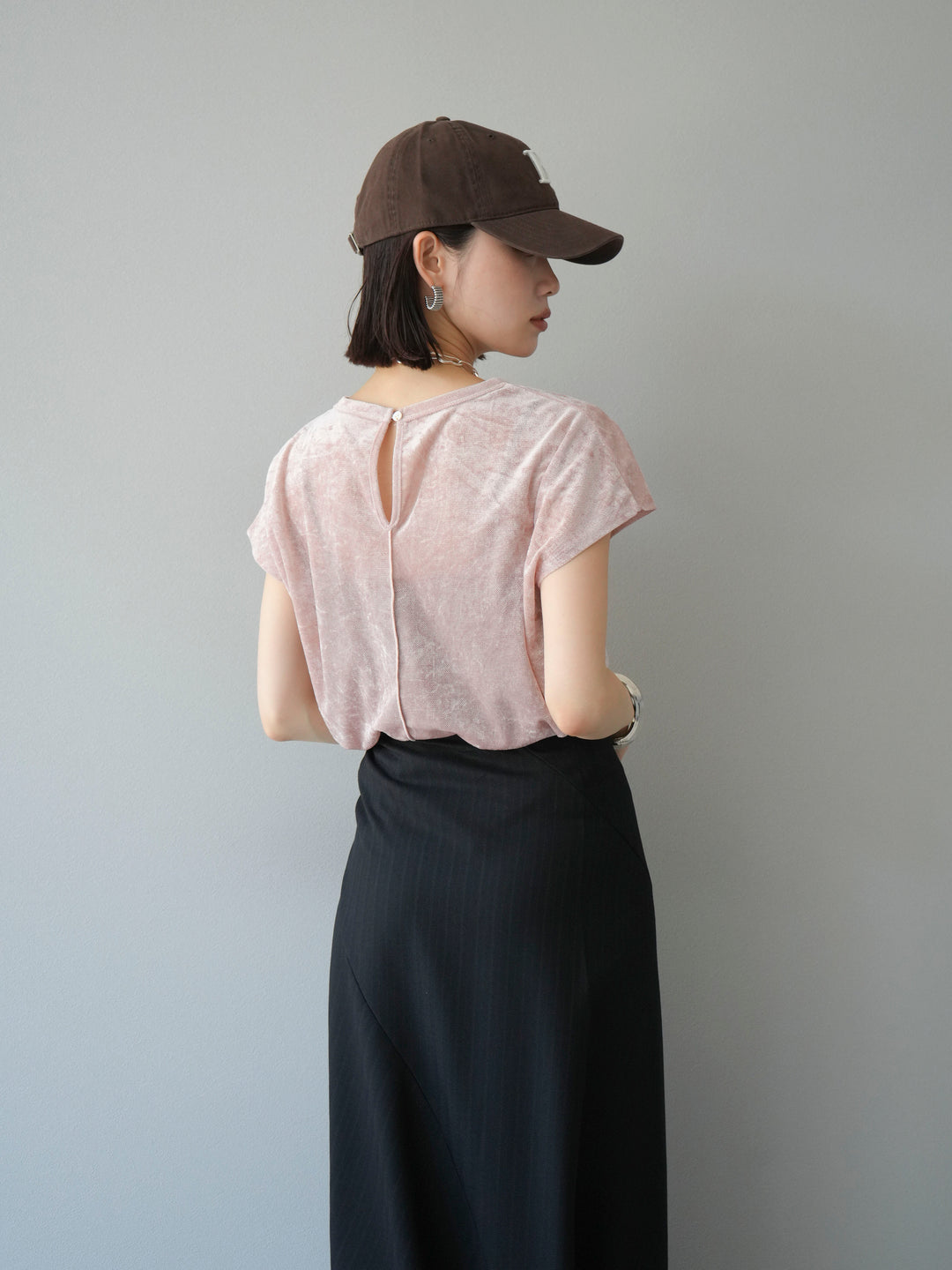 [予約]シアーベロアプルオーバー/ピンク