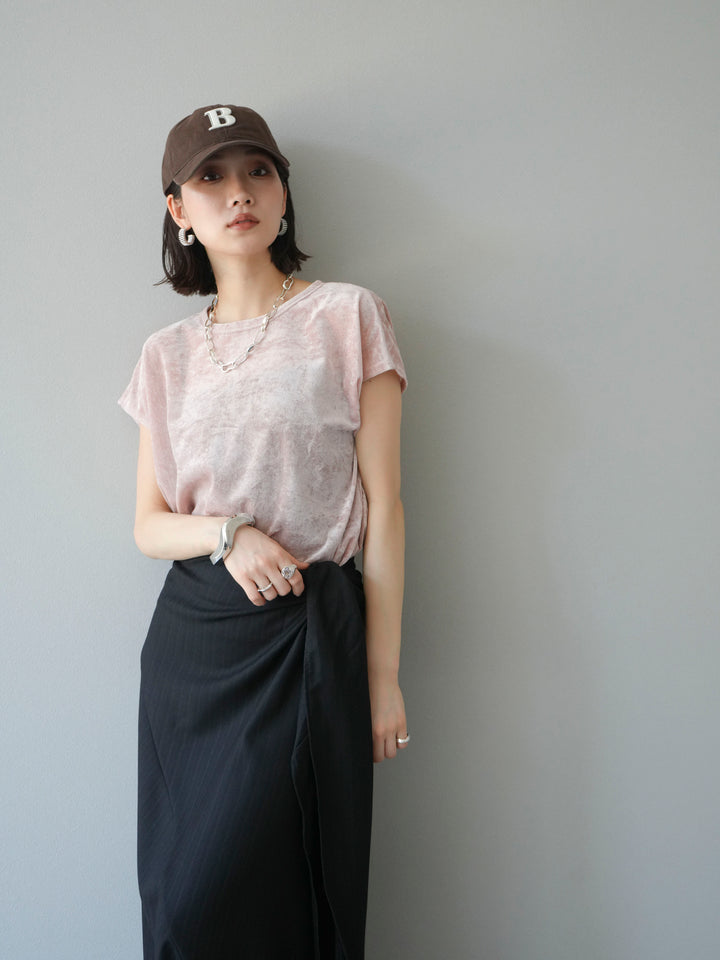 [予約]シアーベロアプルオーバー/ピンク