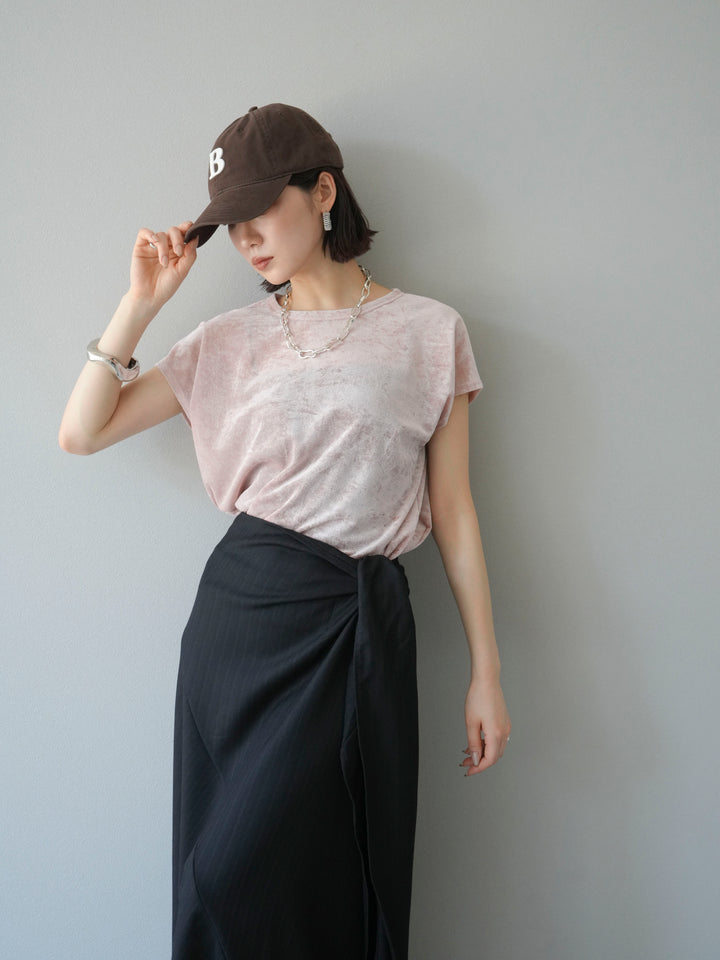 [予約]シアーベロアプルオーバー/ピンク