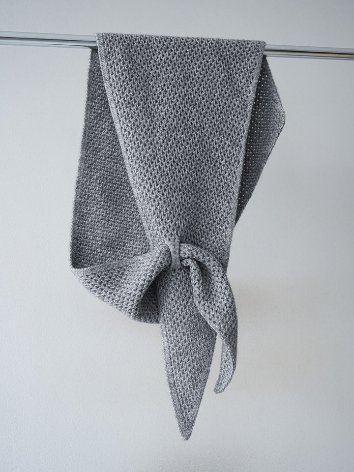 [予約]ニットスカーフ/gray