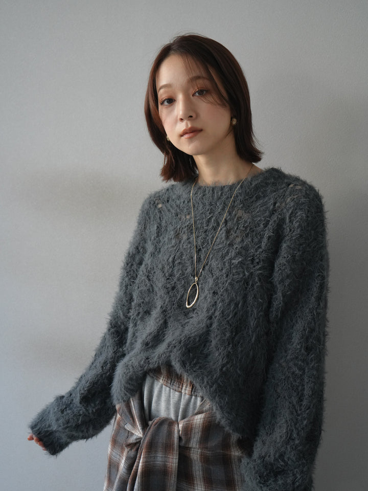 [予約]ドロップモチーフロングネックレス/gold