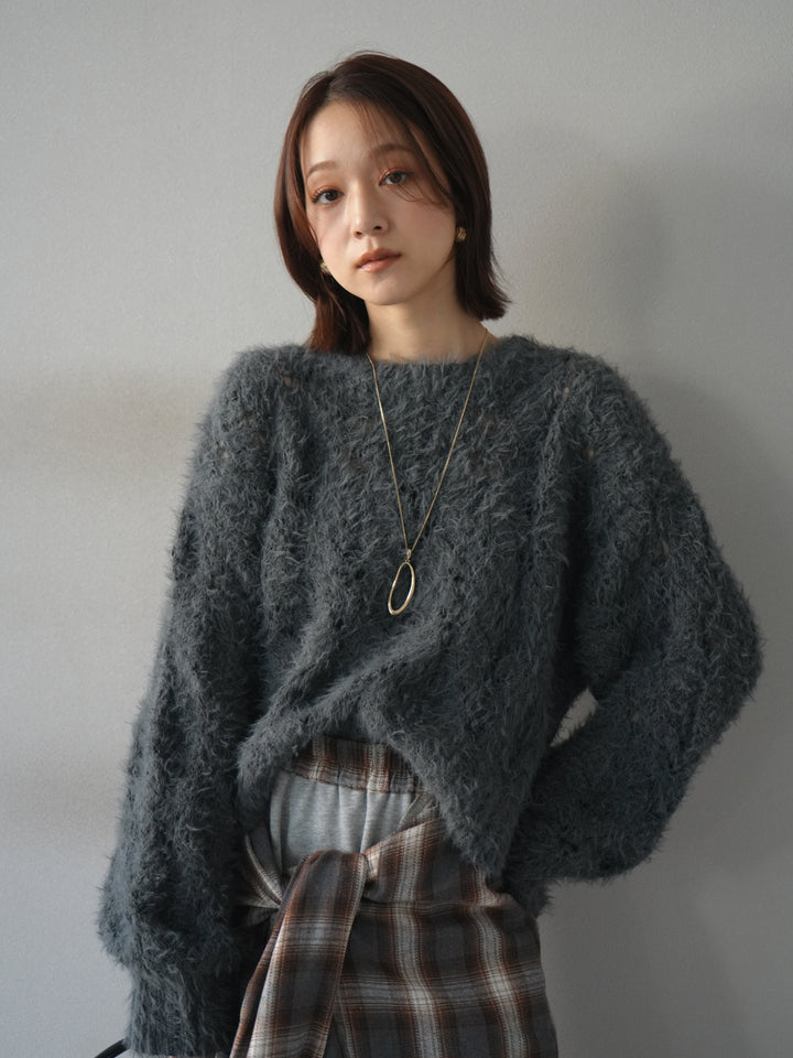 [予約]ドロップモチーフロングネックレス/gold