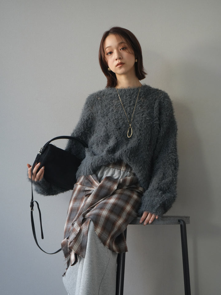 [予約]ドロップモチーフロングネックレス/gold