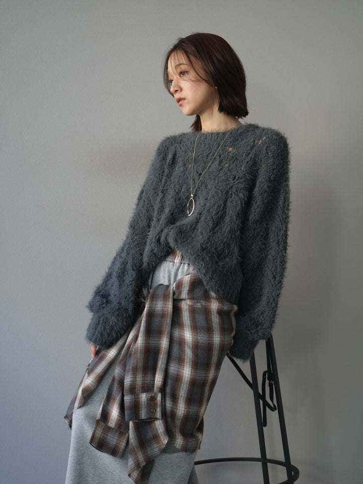 [予約]ドロップモチーフロングネックレス/gold