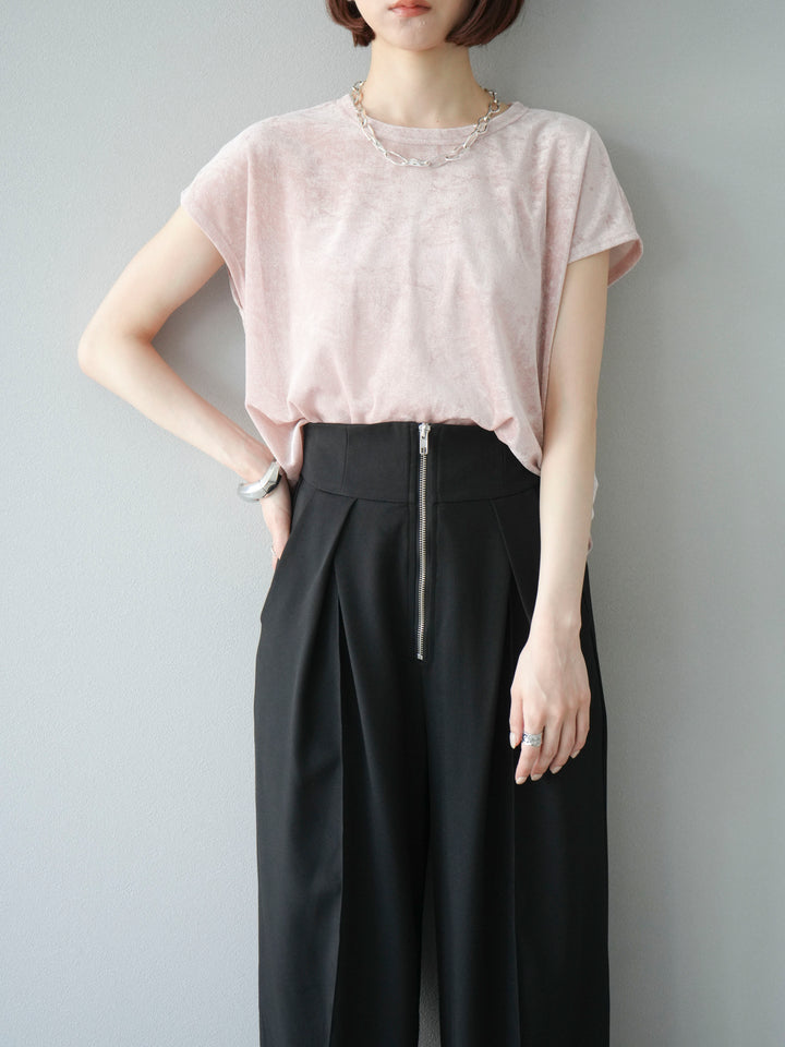 [予約]シアーベロアプルオーバー/ピンク