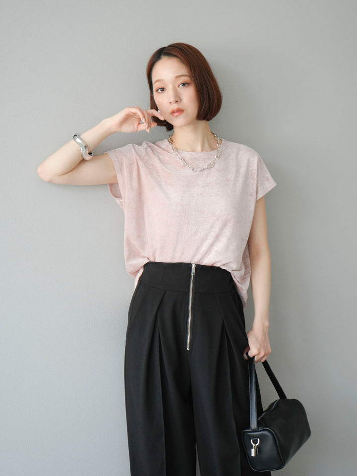 [予約]シアーベロアプルオーバー/ピンク