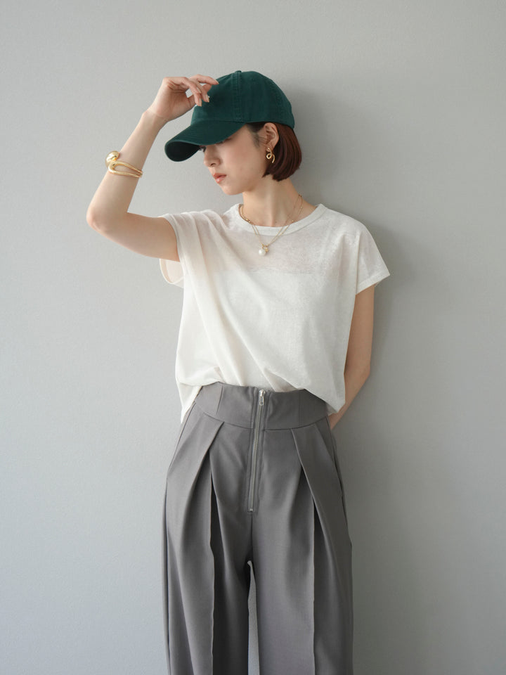 [予約]シアーベロアプルオーバー/オフ