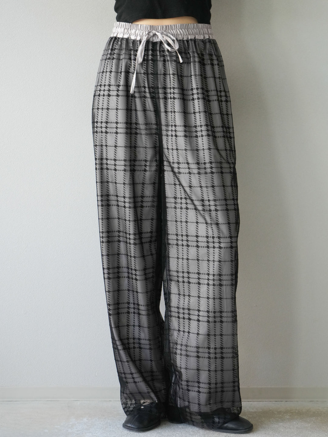 【預訂】羊毛觸感大立長外套/黑色