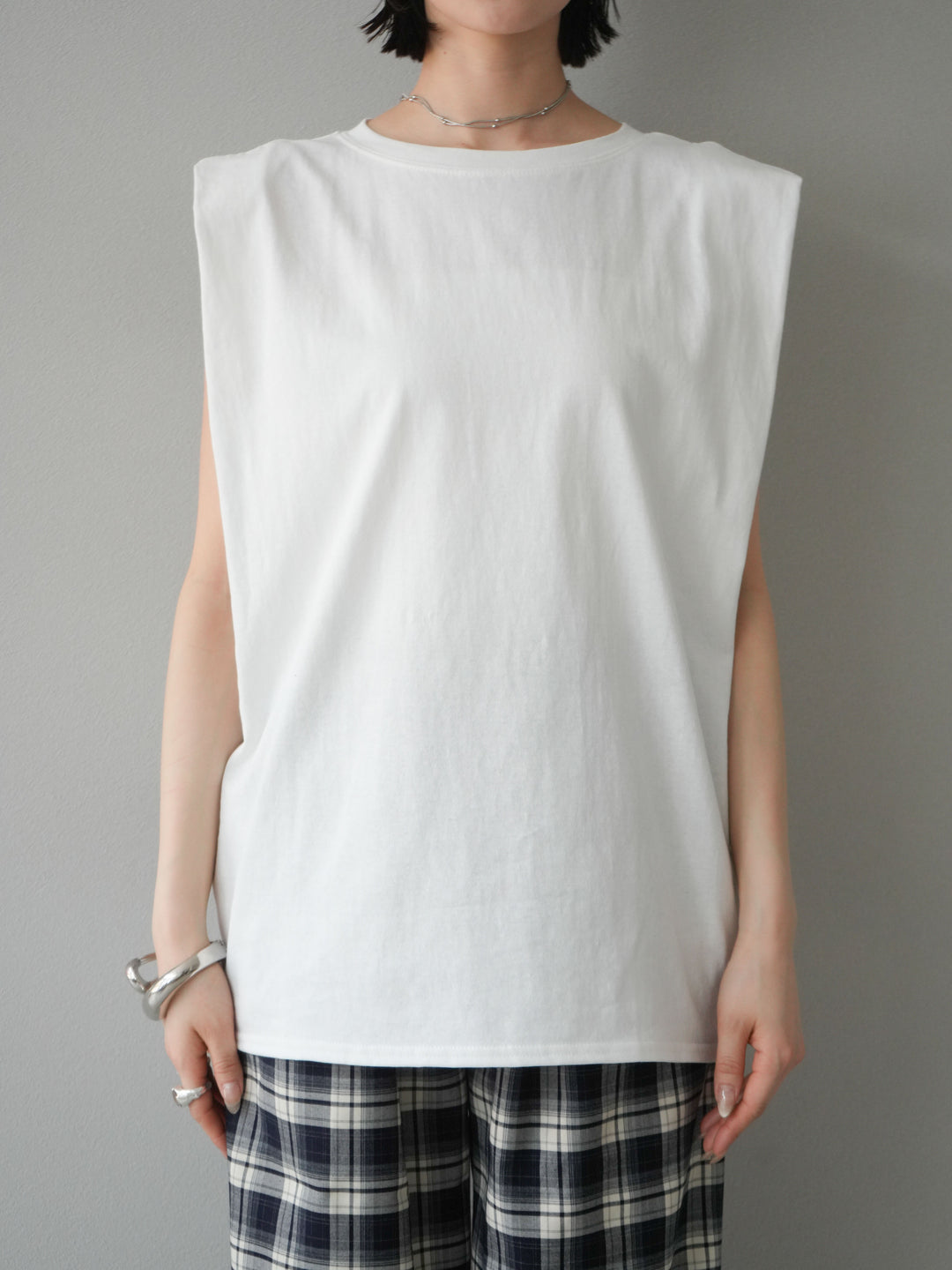 【預購】肩部褶皺法式袖套頭衫/可脫