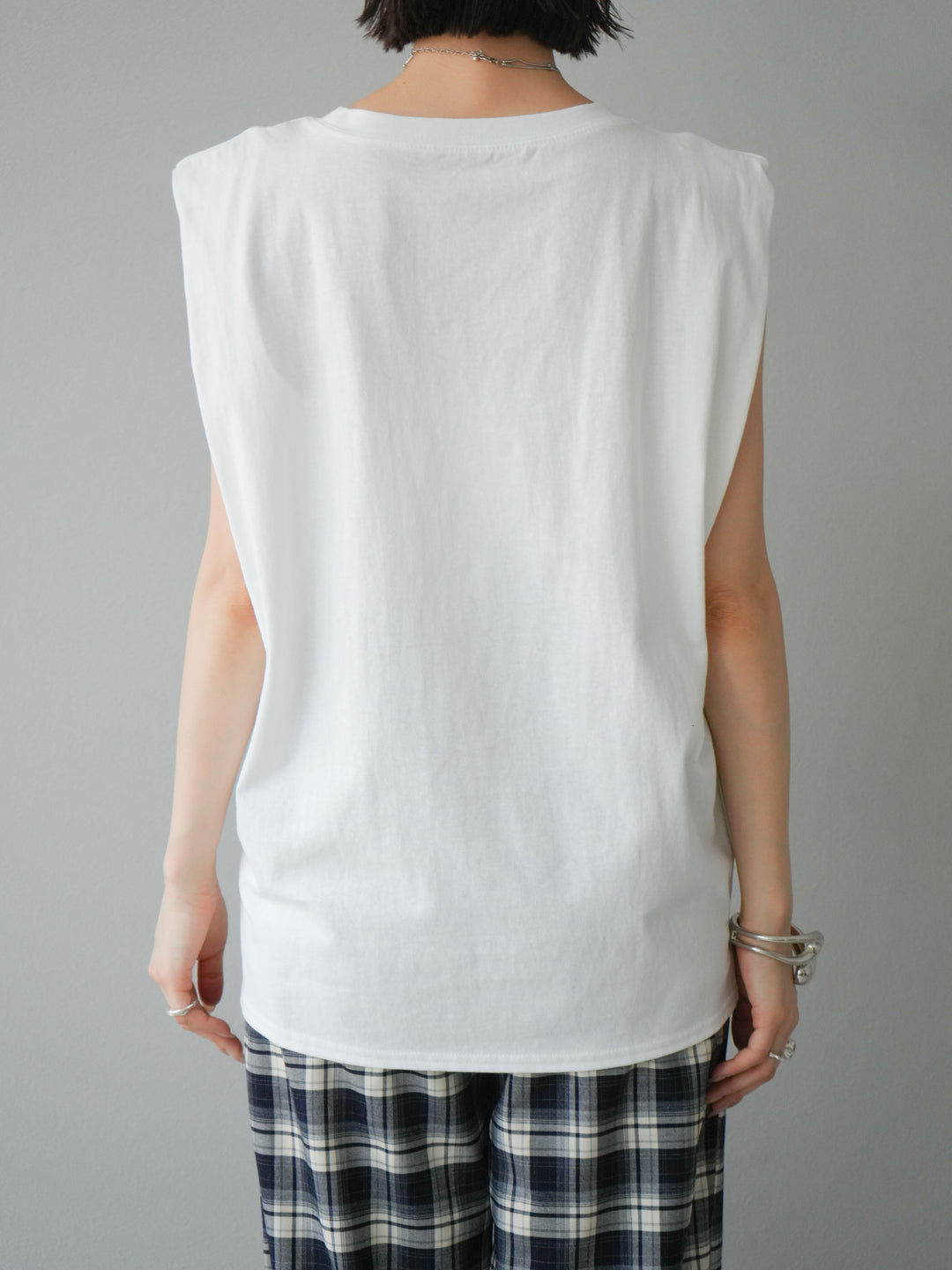 【預購】肩部褶皺法式袖套頭衫/可脫