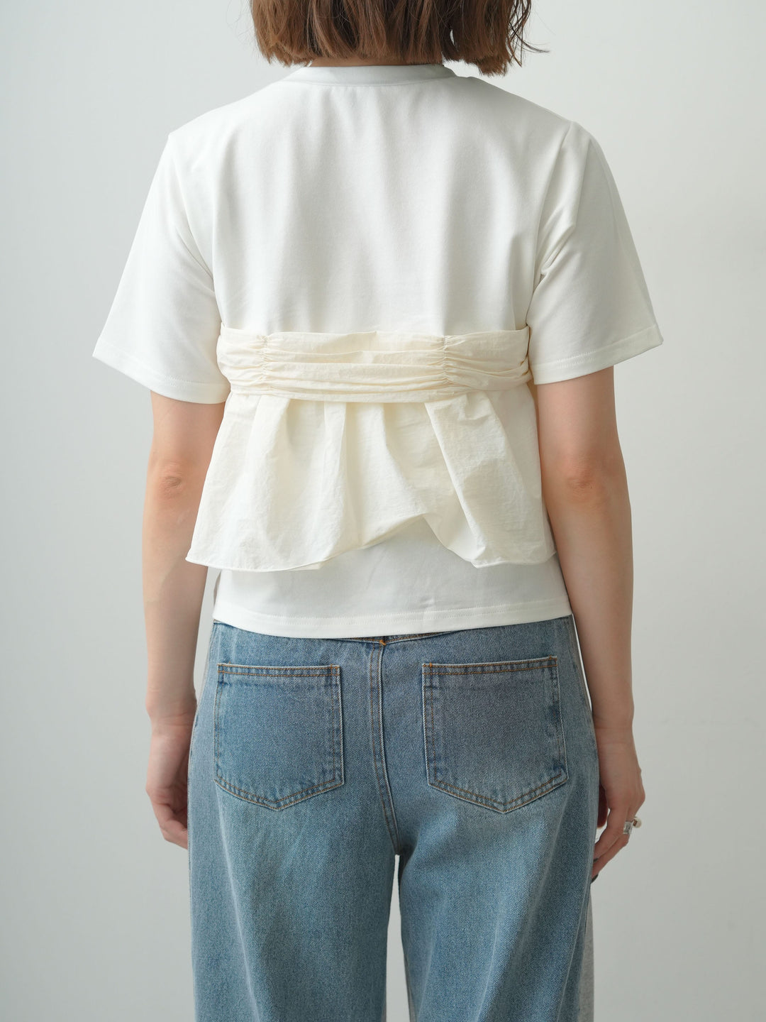 [予約]ナイロンドッキングツイストTEE /off
