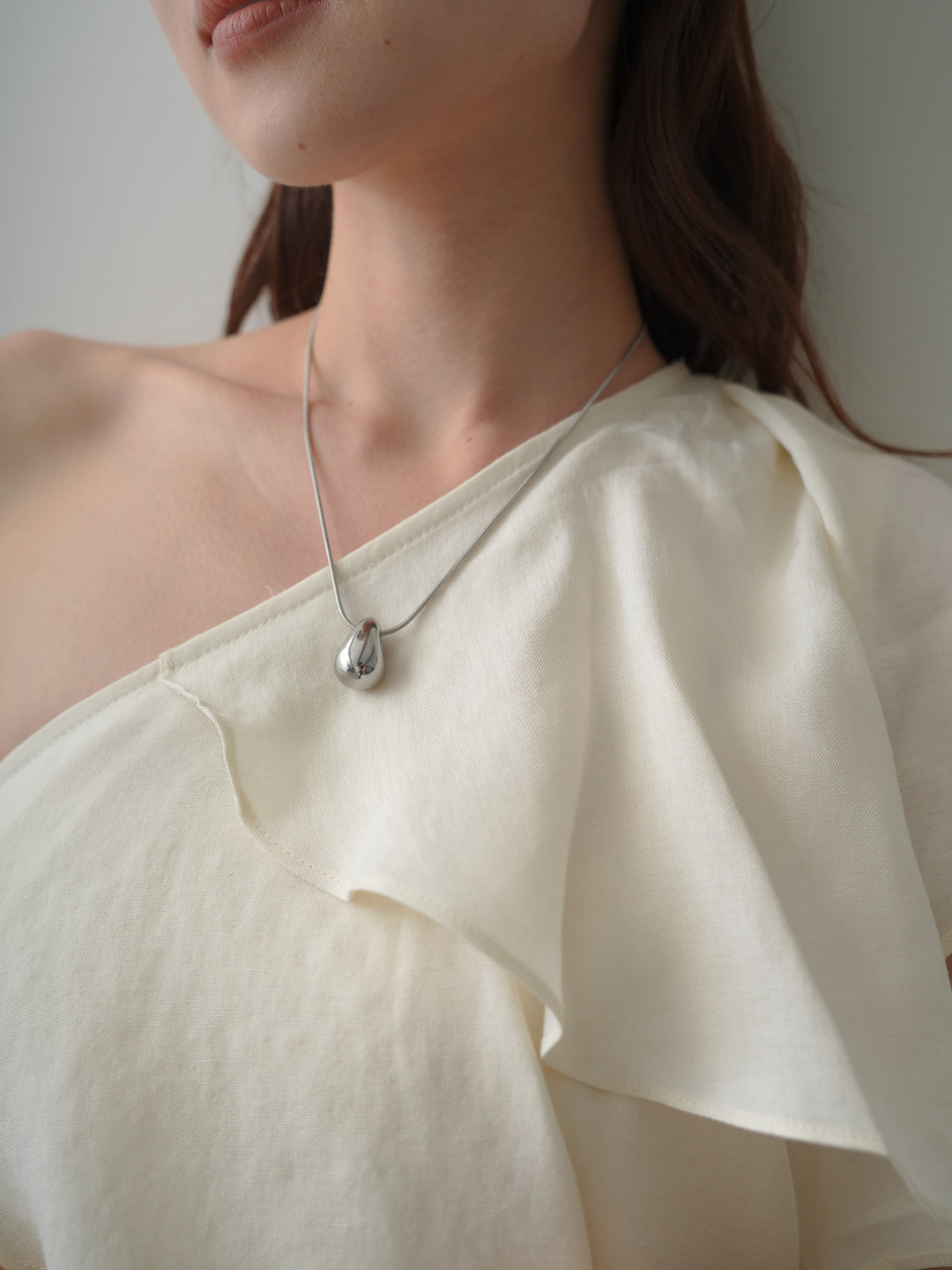 [SET]ショルダータックノースリーブオーバーTEE+選べるアクセセット(2set)