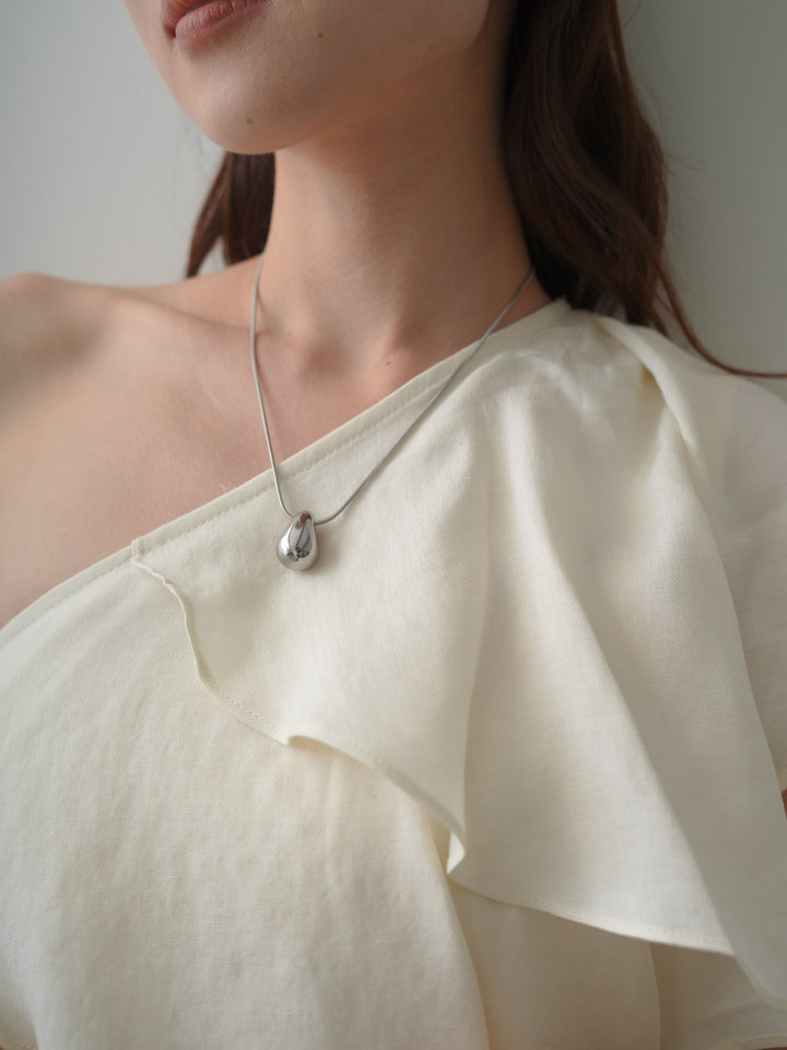 [SET]ショルダータックノースリーブオーバーTEE+選べるアクセセット(2set)