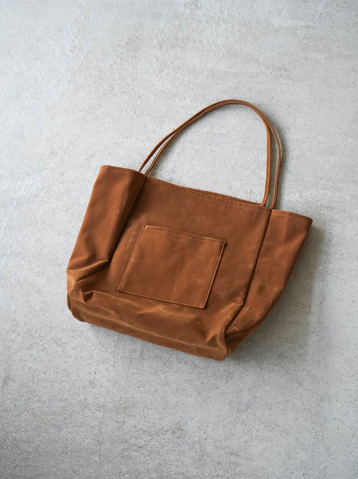 [予約]スエードビッグトートBAG /ベージュ