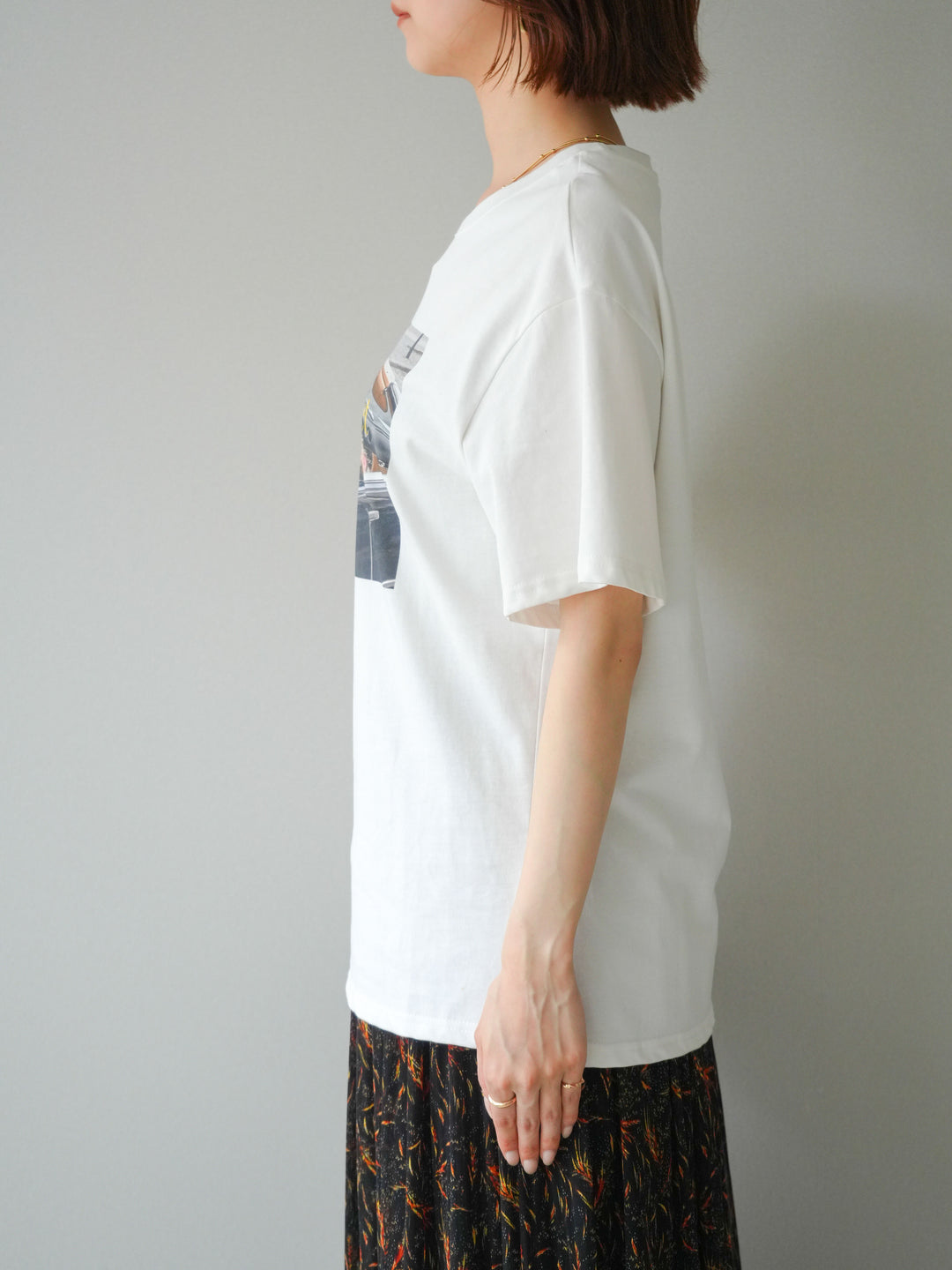 [予約]ドッグフォトTEE/white