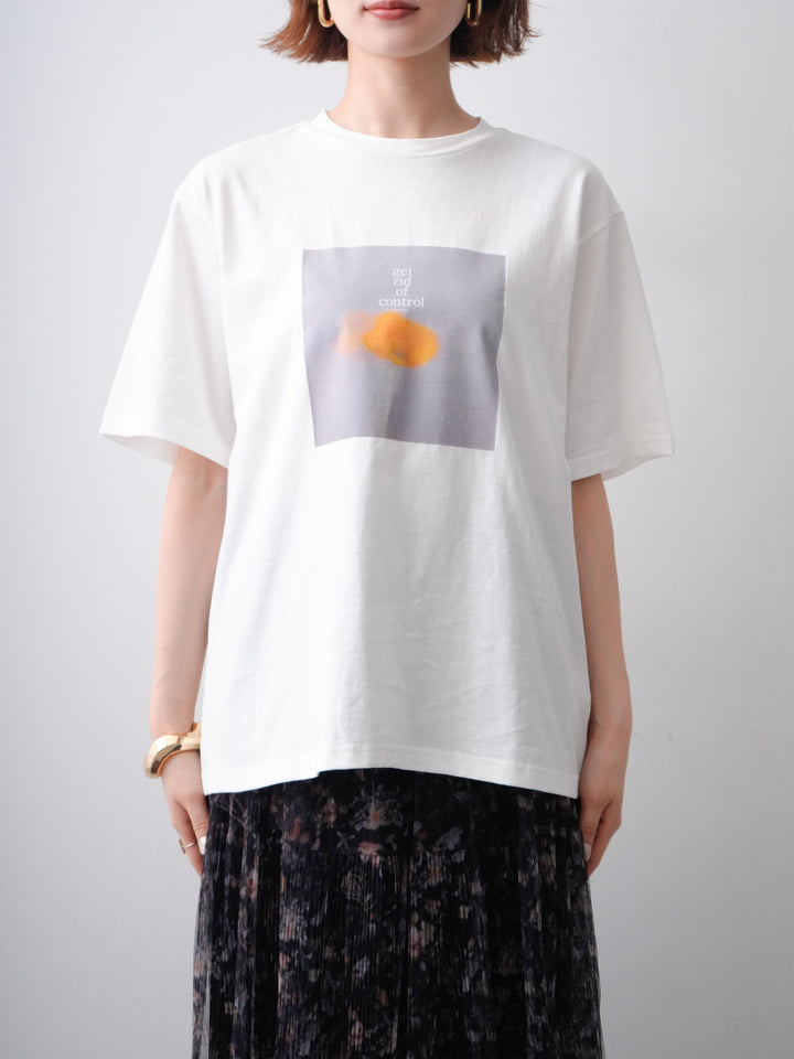 [予約]ニュアンスフローラルフォトTEE/OFF3