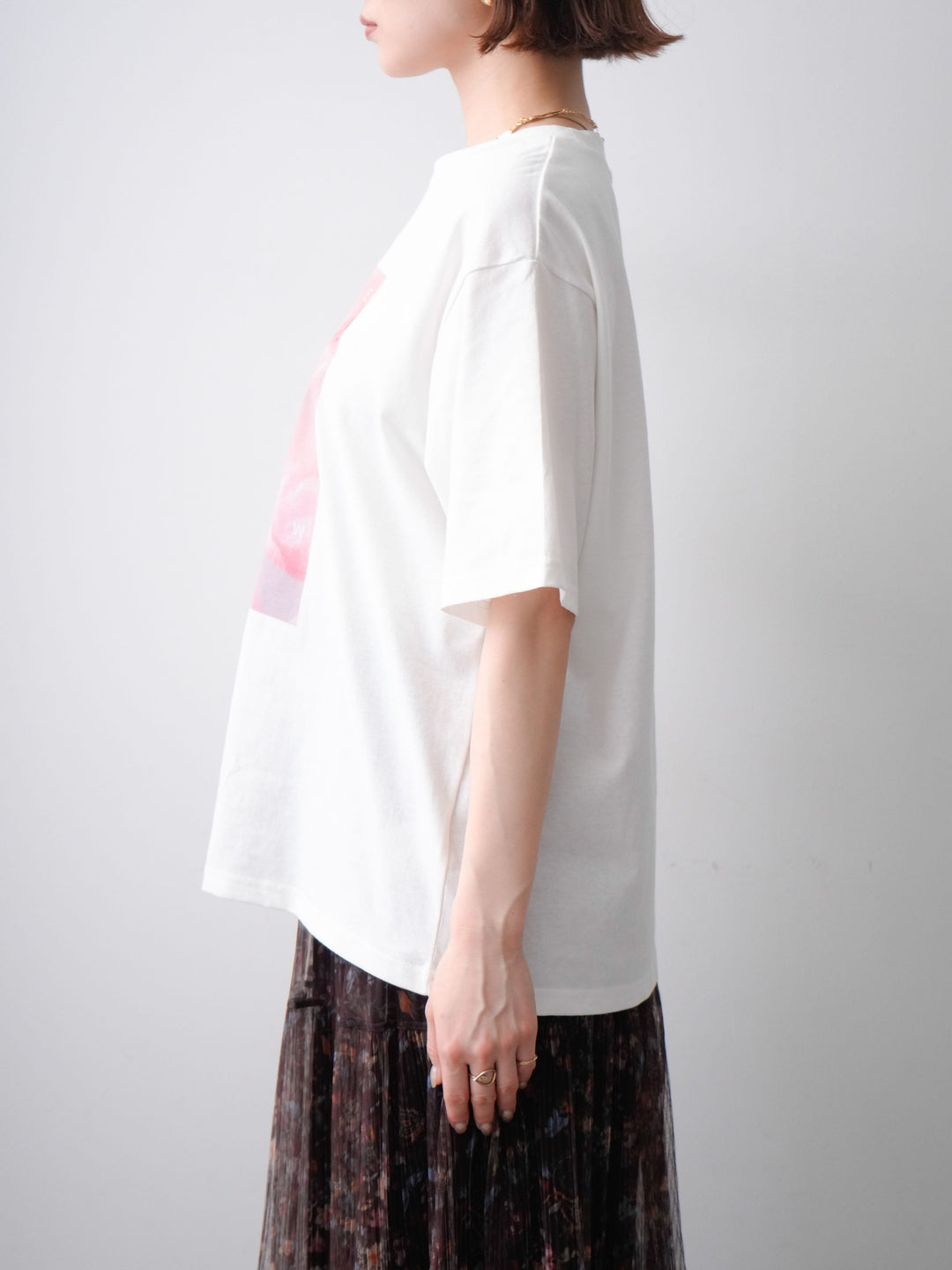 [予約]ニュアンスフローラルフォトTEE/OFF2