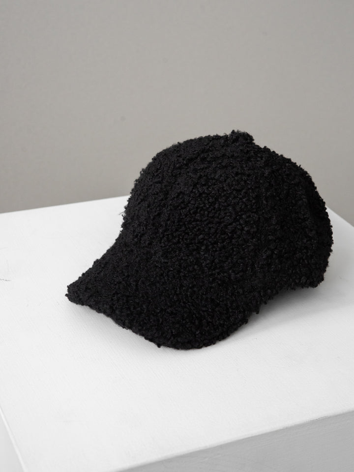 [予約]ボリュームプードルボアCAP/black