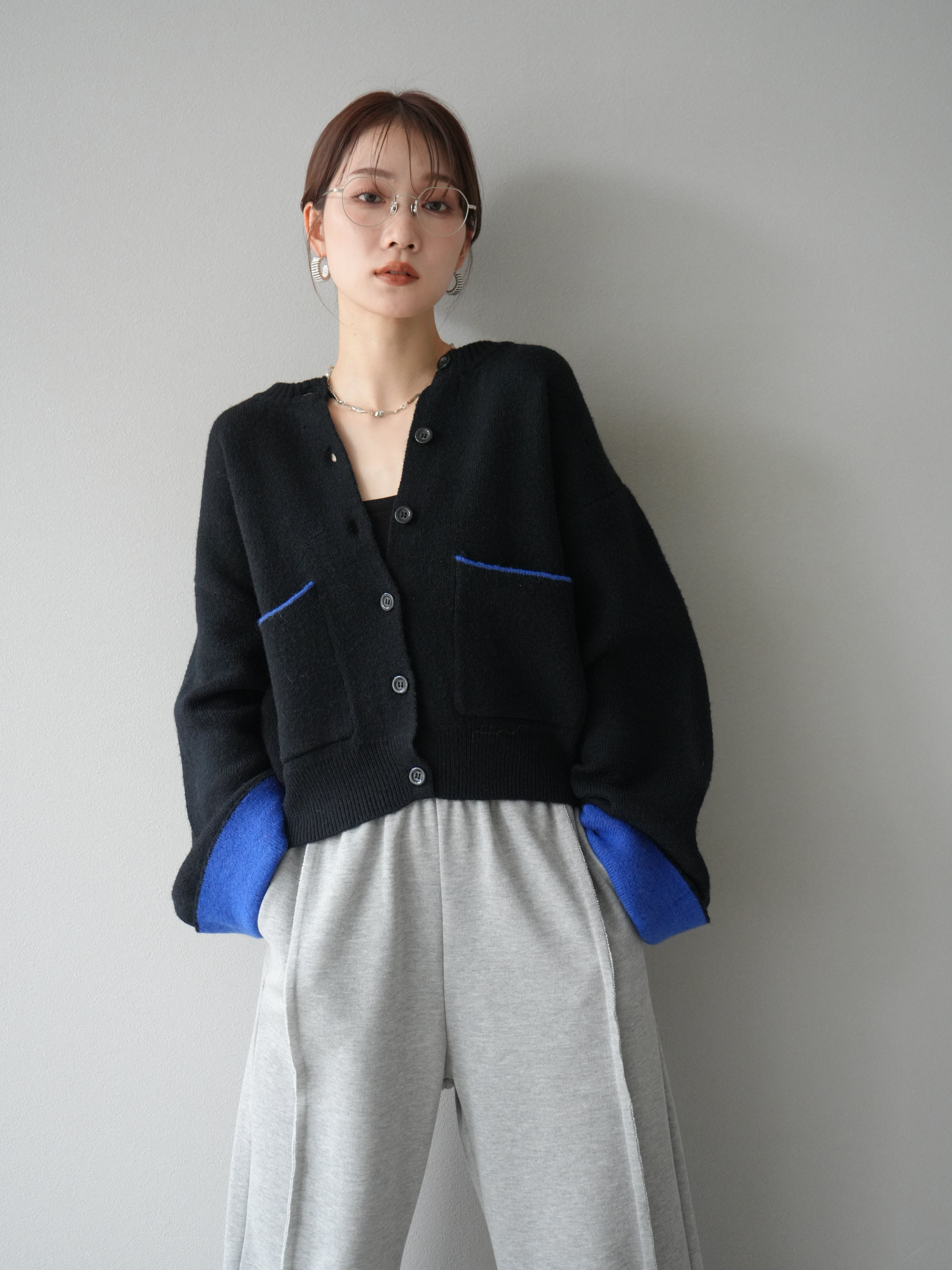 60s USA製 Pennleigh アクリルニットカーディガン ブラック L 超希少 状態良好 Pennleigh 60年代 アクリルカーディガン 黒