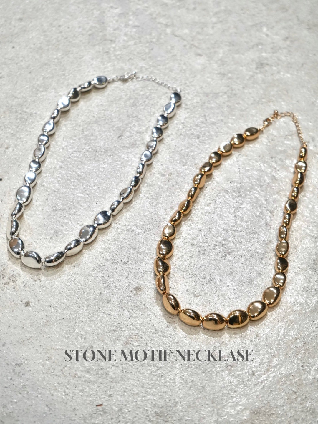 [Pre-order] STONE MOTIF NECKLACE/Gold