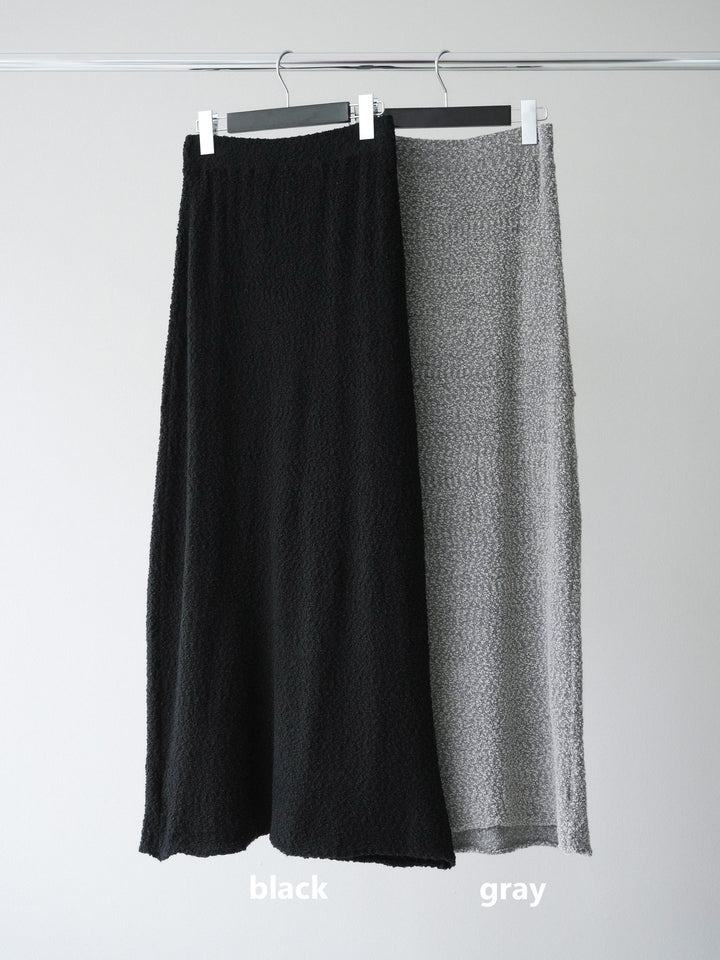 [套裝] 珠地佈針織無袖上衣 + 珠地佈針織I字裙 (2套)