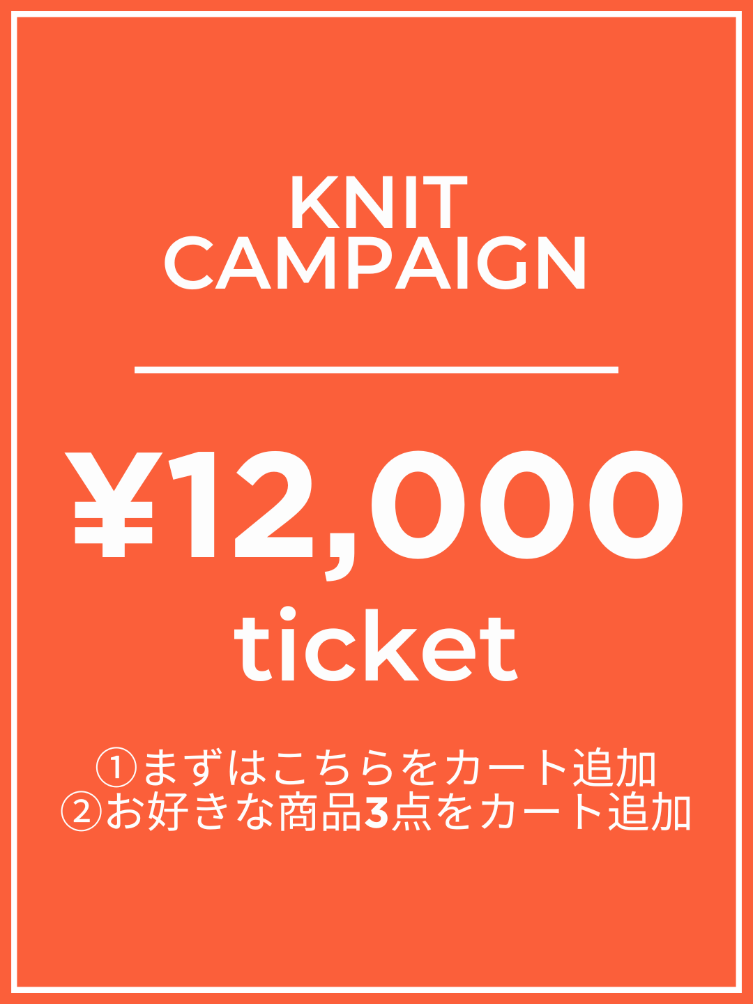 【1番初めにこちらをカートイン】¥12,000チケット