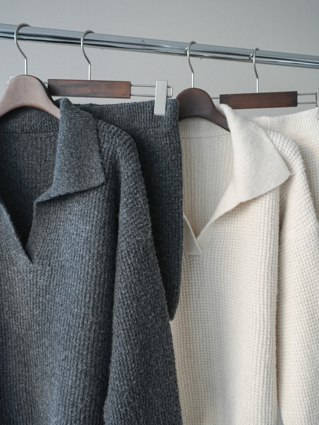 [SET]ポロニットプルオーバー＆ショートパンツSET UP+ポロニットプルオーバー＆ショートパンツSET UP(2set)