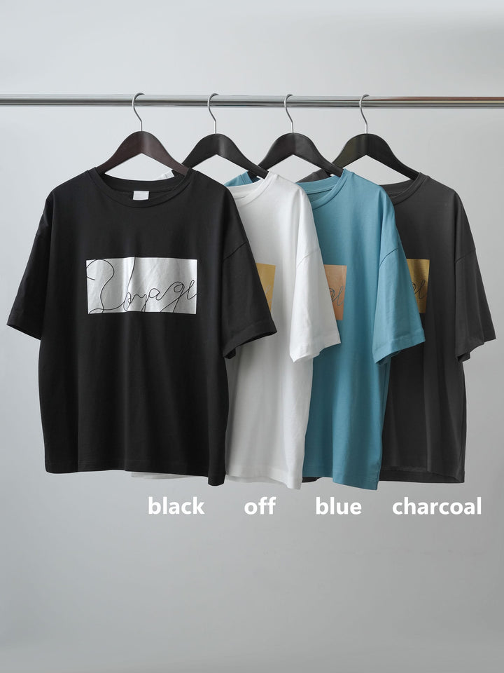 [SET]箔プリントボックスTEE+箔プリントボックスTEE(2set)