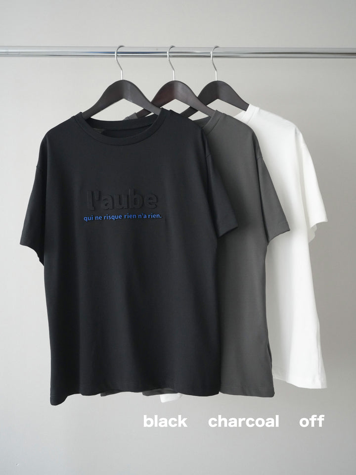 [SET]エンボスロゴTEE+裏プリーツ総レースロングスカート(2set)