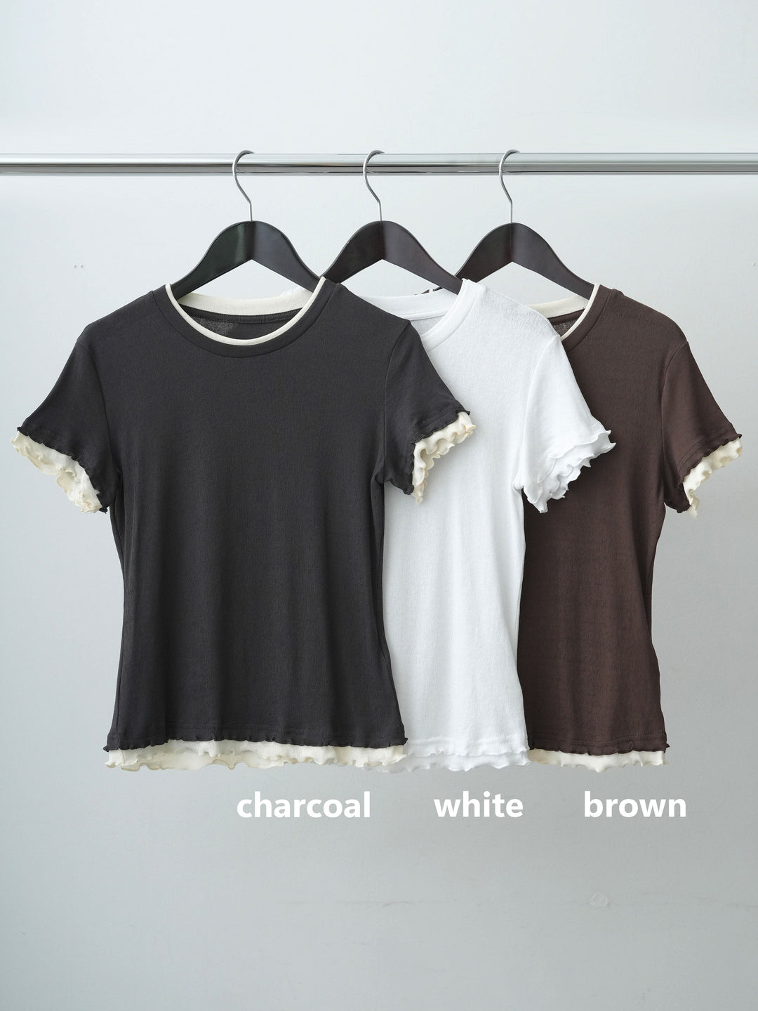 [SET]メロートリムレイヤードTEE+メロートリムレイヤードTEE(2set)