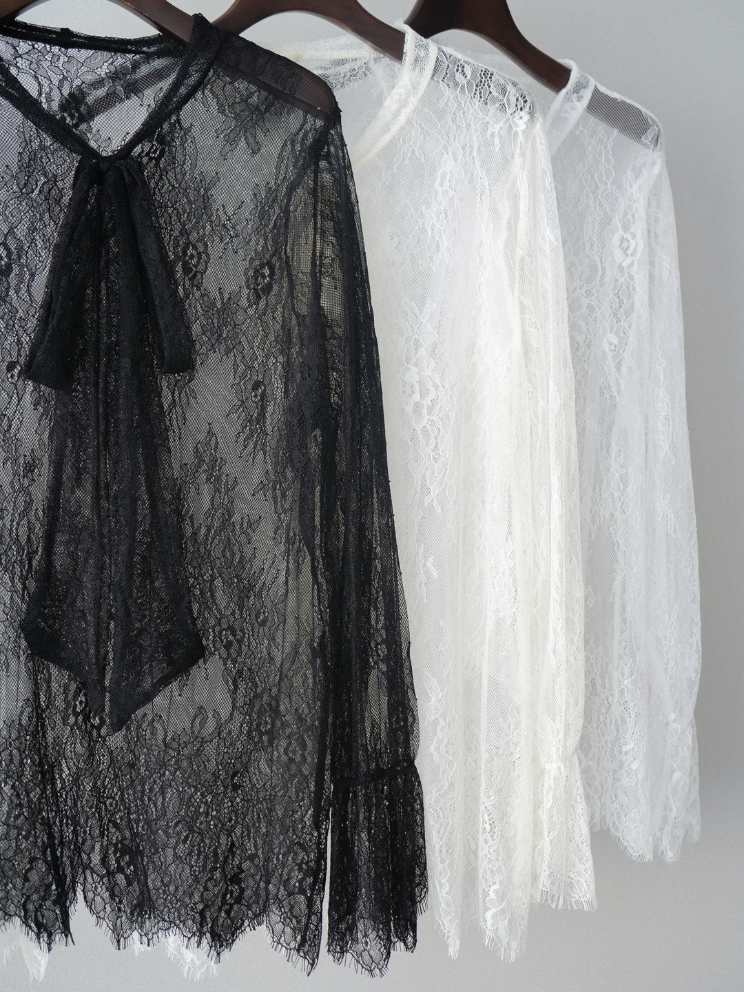 [SET]バックデザインサロペット+リバーレースボウタイトップス(2set)