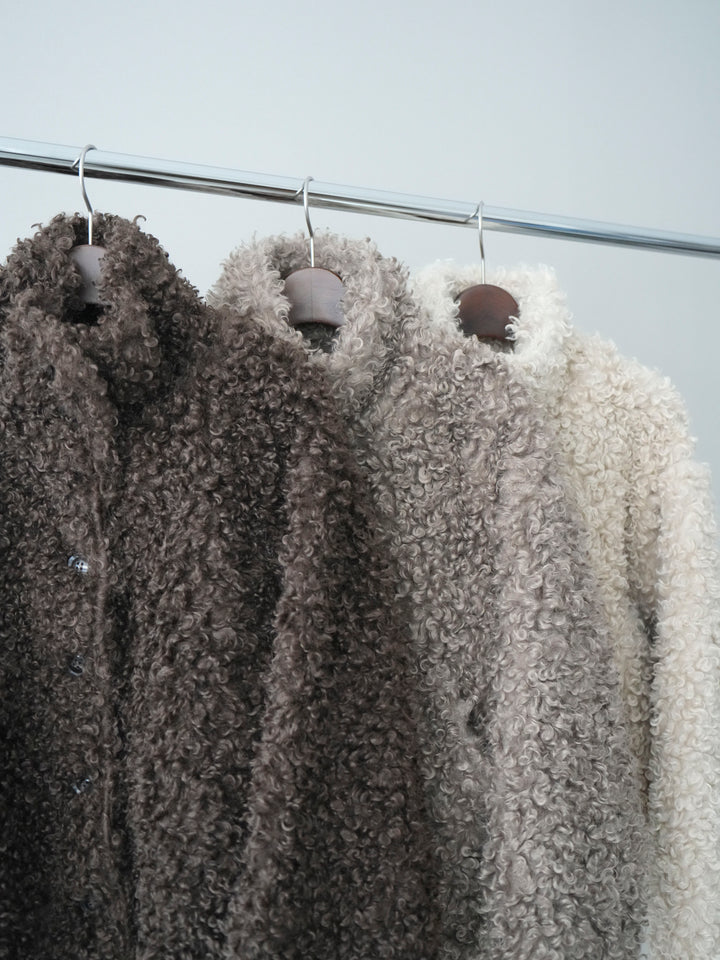 [SET]プードルファーミドルスタンドブルゾン+プードルファーミドルスタンドブルゾン(2set)