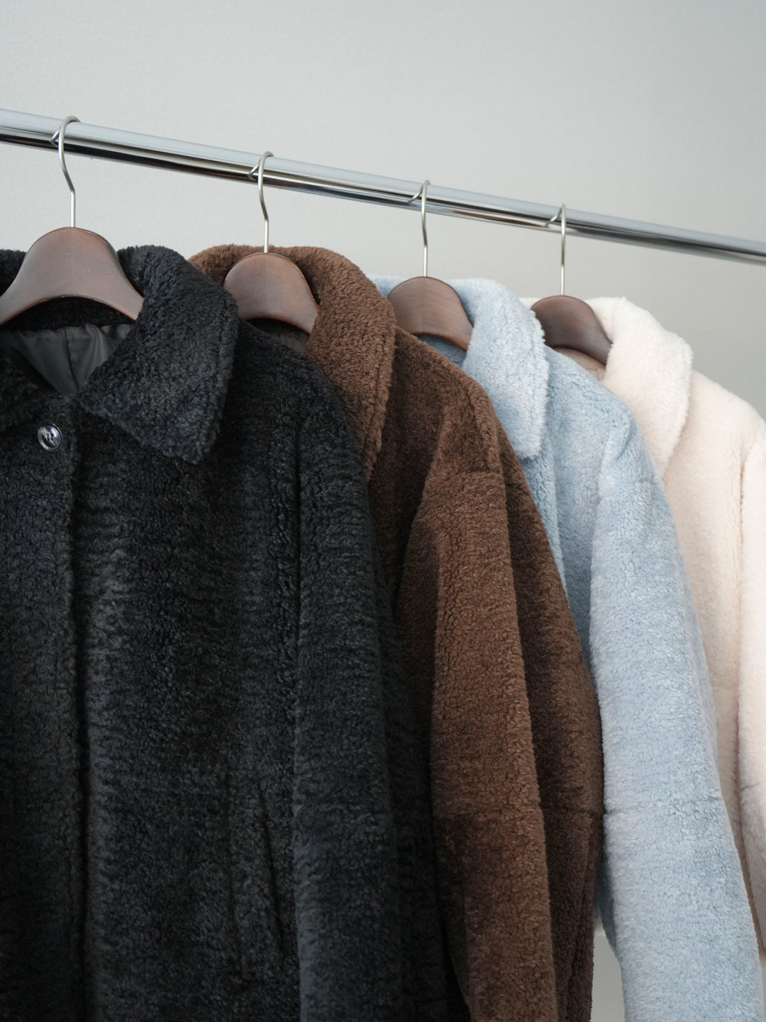 [SET]エコファーステンカラージャケット+エコファーステンカラージャケット(2set)