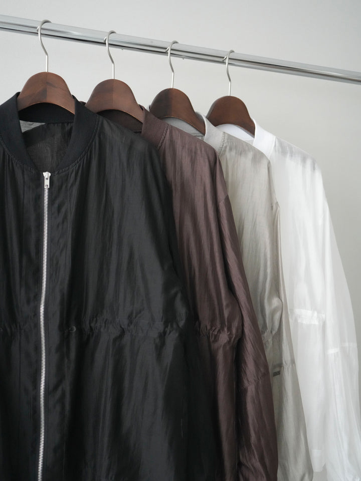 [SET]レース刺繍サロペット+ドロストシアーブルゾン(2set)