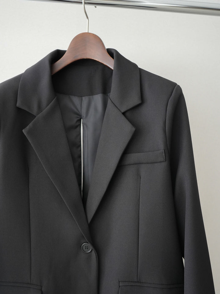 [SET]バックスリットデザインジャケット+ベルト付カーゴミニスカート(2set)